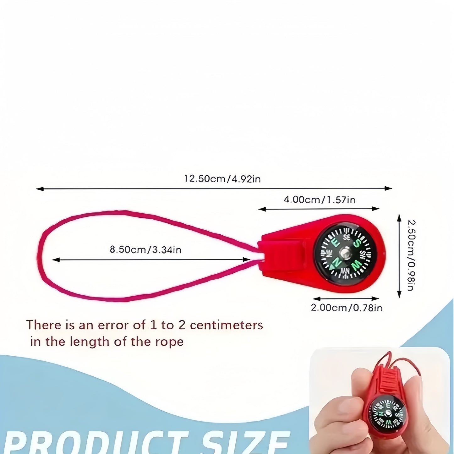 10 PCS Mini Waterproof Compasses: Perfect for Outdoor Adventures - Includes Pink, Purple, Black, Red, Green, White, Sky Blue, Army Green, Light Blue, and Pink