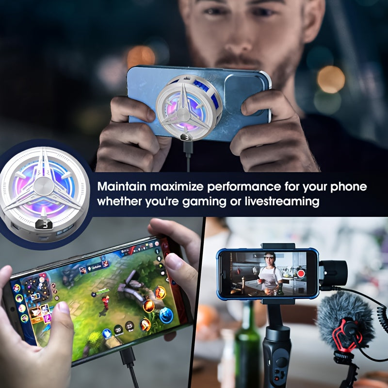 Magnetic Phone Cooler – Chip Cooling, Portable, Battery-Free Gaming