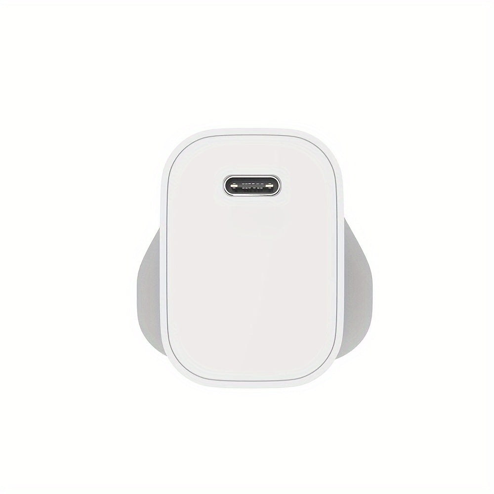 30W Fast and Portable PD USB-C Charger: Compatible with Macbook Air 13/12, Ipad Pro 13/12.9, Ipad Air 5/4, Mini 6, Ipad 10, Iphone 15, Pixel 8/7-2pcs/1pc - White