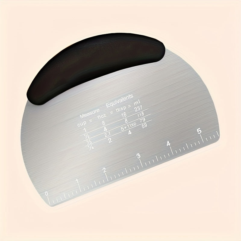 Stainless Steel Pastry Scraper – Multipurpose Baking Tool