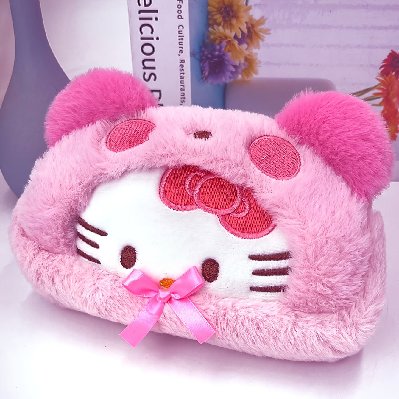 Sanrio Flannel Cartoon Dog Pen Case