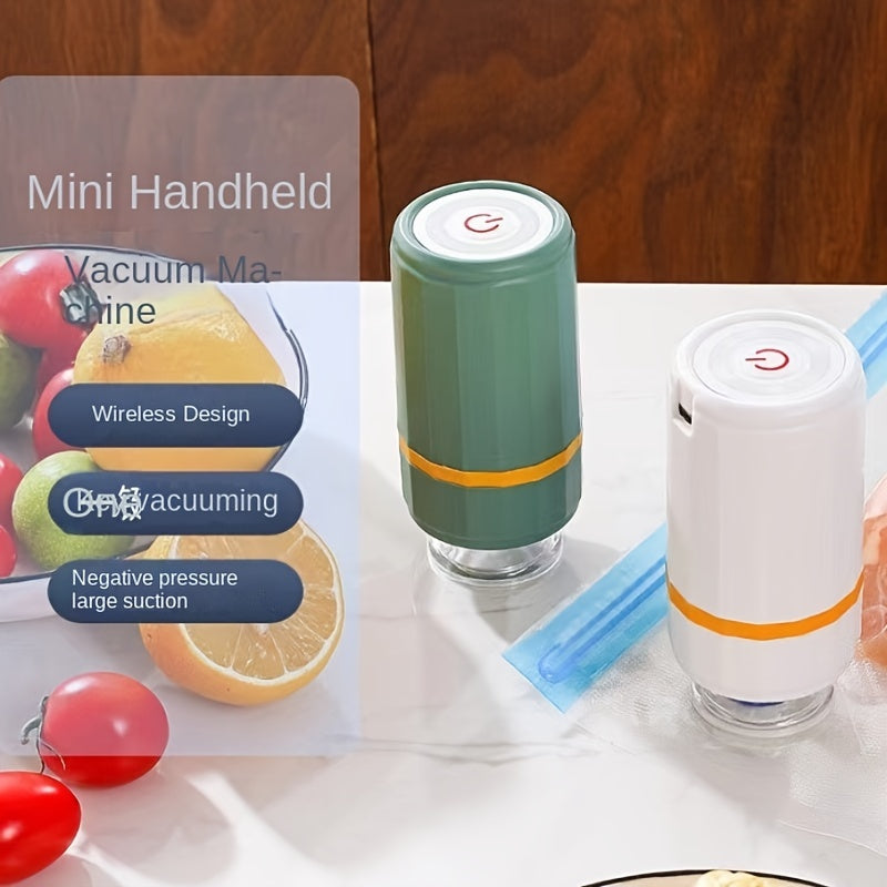 Portable Handheld Electric Vacuum Sealing Machine, USB Charging, Automatic Operation, Fresh And Storage