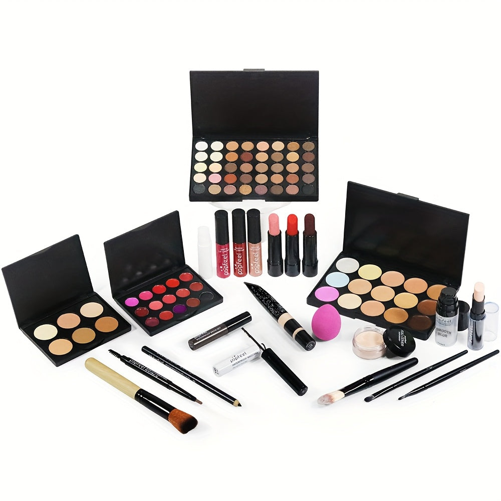 POPFEEL Eyeshadow Makeup Kit: Complete Set for Beginners,