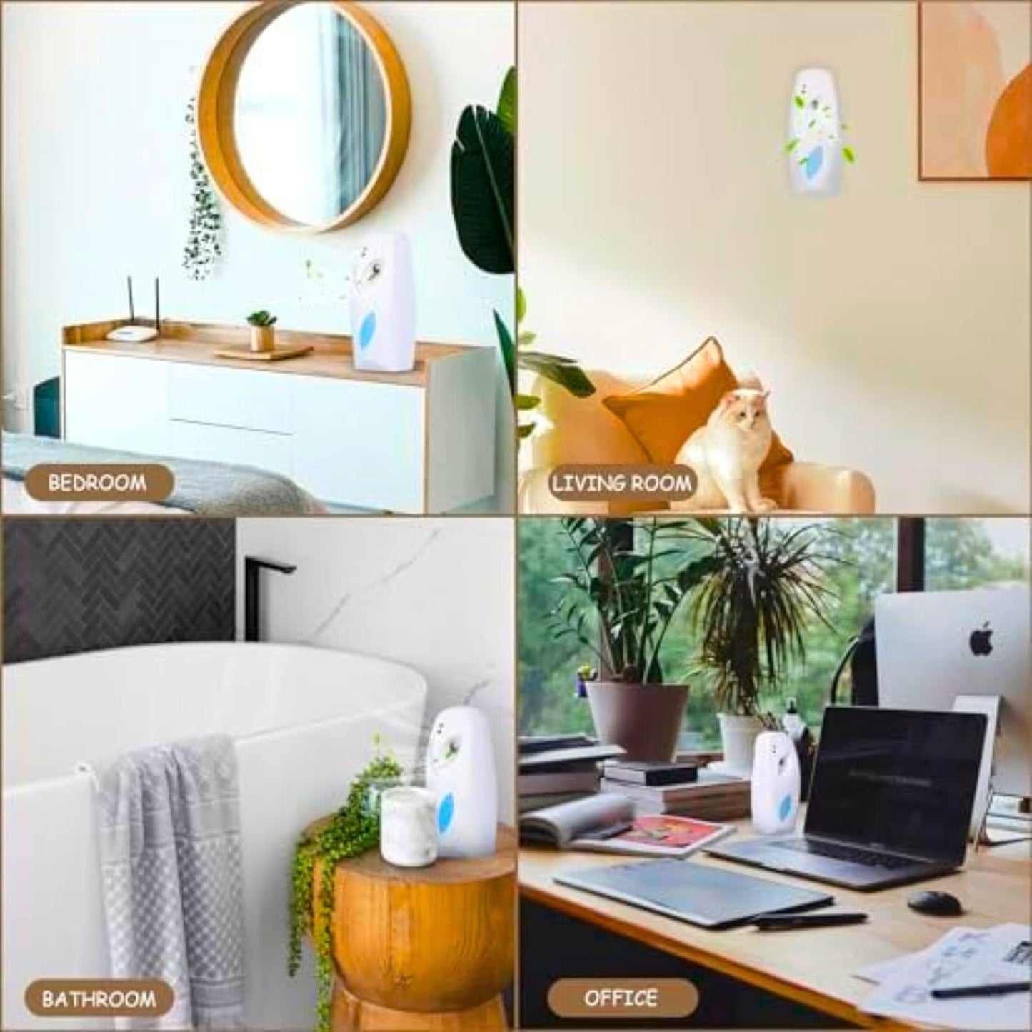 Automatic Air Freshener Spray Dispenser Machine with Three Fragrances.
