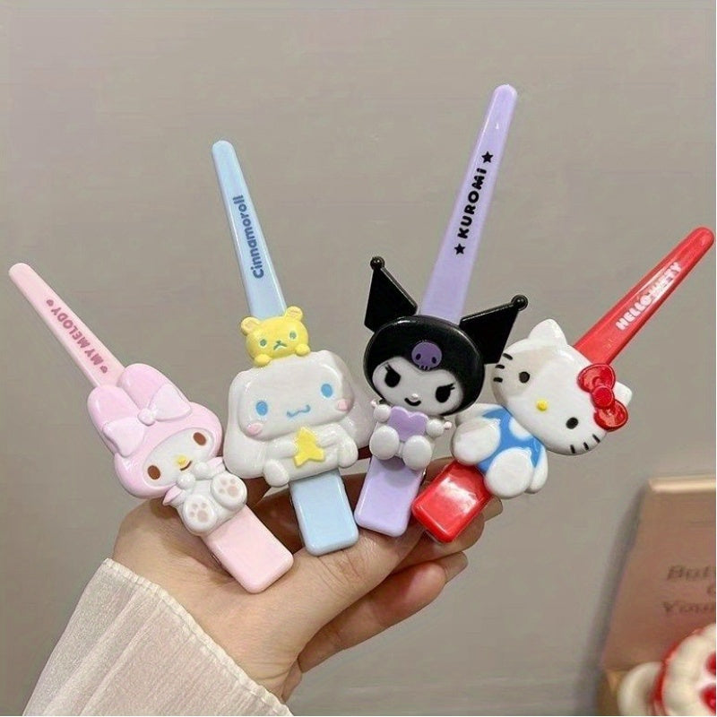 Large Cute Sanrio Hair Clip - Resin, No-Trace Side Clip with Cute Character Designs, Ideal for Teenage and Women, Hair Accessory | Playful Accessory | Durable Hair Clip, Hair Clip Holder
