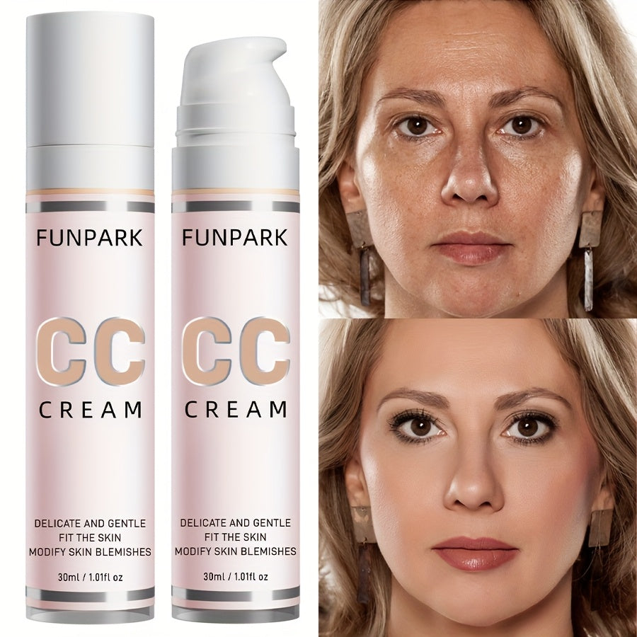 CC Cream, Cover freckles and wrinkles, Create flawless Light Beige, Light texture.