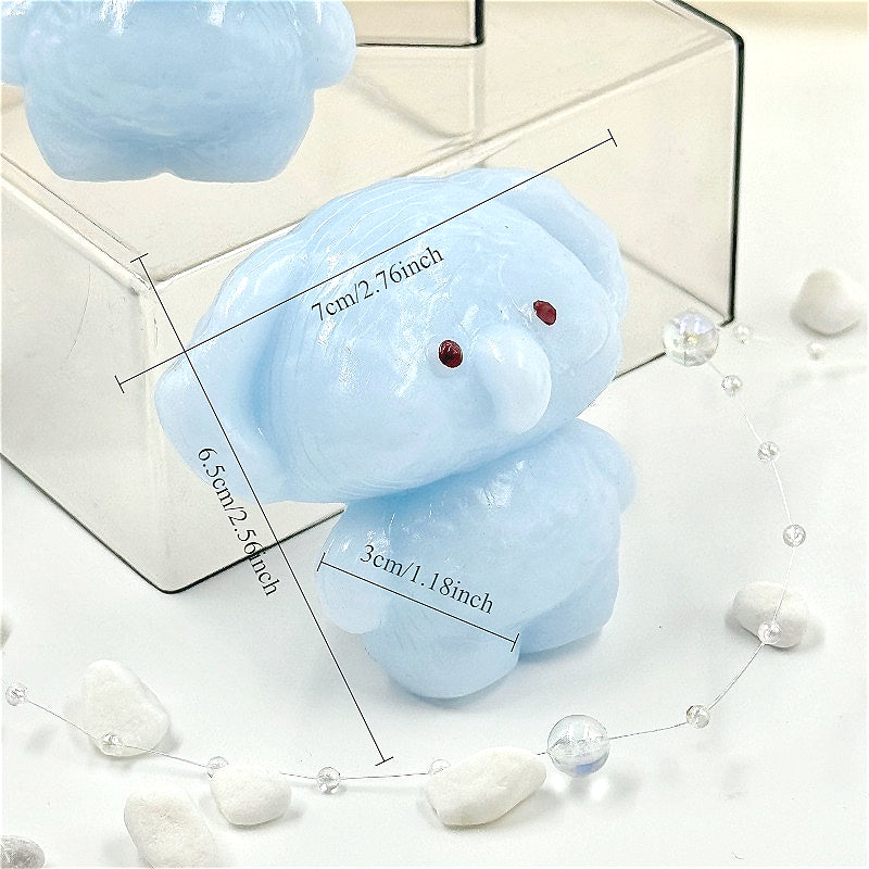 Adorable simulated creative little animal squishy toy, soft slow-rebound sensory plaything, perfect as birthday gift, party decoration/gift, or holiday surprise, high-end squishable toy