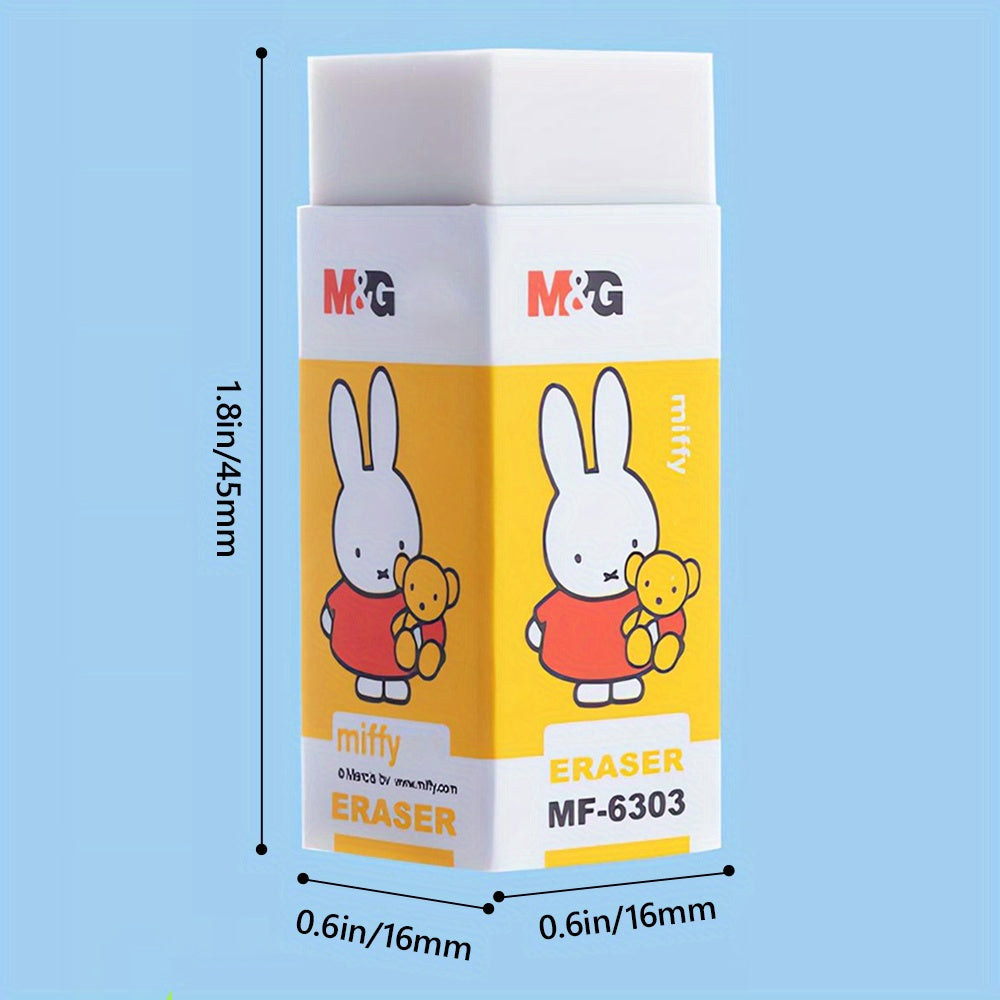 1pc Eraser for Exam and Drawing, Clean Erasing No Trace, Random Color, Student Stationery School Supplies by M&G