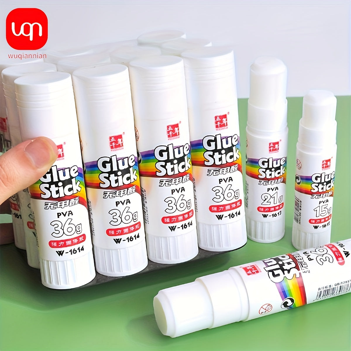 36g Strong Adhesive Glue Stick for Students - Quick-Dry, Non-Toxic, Durable Rubber Glue Stick for Crafts, Office & School Projects - Ideal for Back to School, Office Supplies, Craft Projects, Glue Stick for Crafts, School Pro