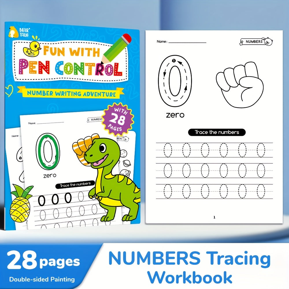 28-page childrens math workbooks for preschoolers