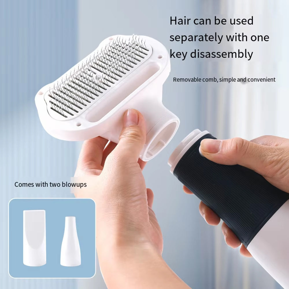 3 in1 Pet Dog Dryer Quiet Hair Dryers and Comb Brush Grooming Kitten Hair Comb