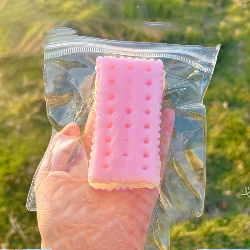 Soft & Squishy Taba Tart Toy - Black & White Sandwich Cookie Design, Ideal Christmas/Easter Gift, Perfect for Office & Holiday Treats, Large & Thick, Playful Gift Idea, Holiday Gift Idea|Playful Gift Item|Soft Texture