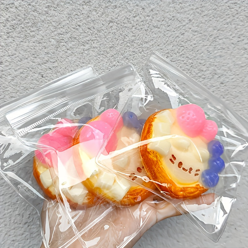 Adorable Kitten Egg Tart Stress Ball - Claw-Themed, Fun DIY Toy for Office, Parties & School Rewards - Perfect Christmas/Halloween/Easter Gift