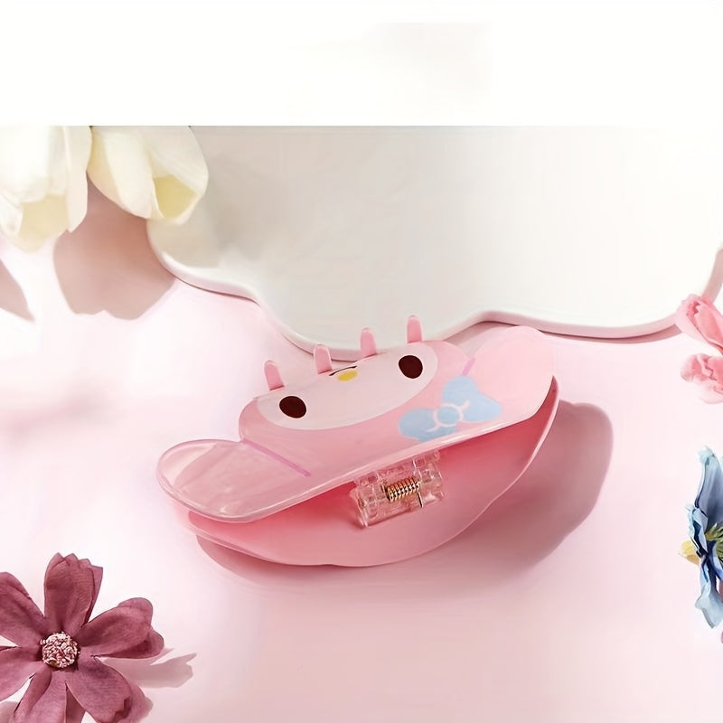 Sanrio Hello Kitty & Friends 3D Hair Claws - Cute, Acrylic Hair Clips for Kuromi, Melody Fans - Perfect Birthday Gifts