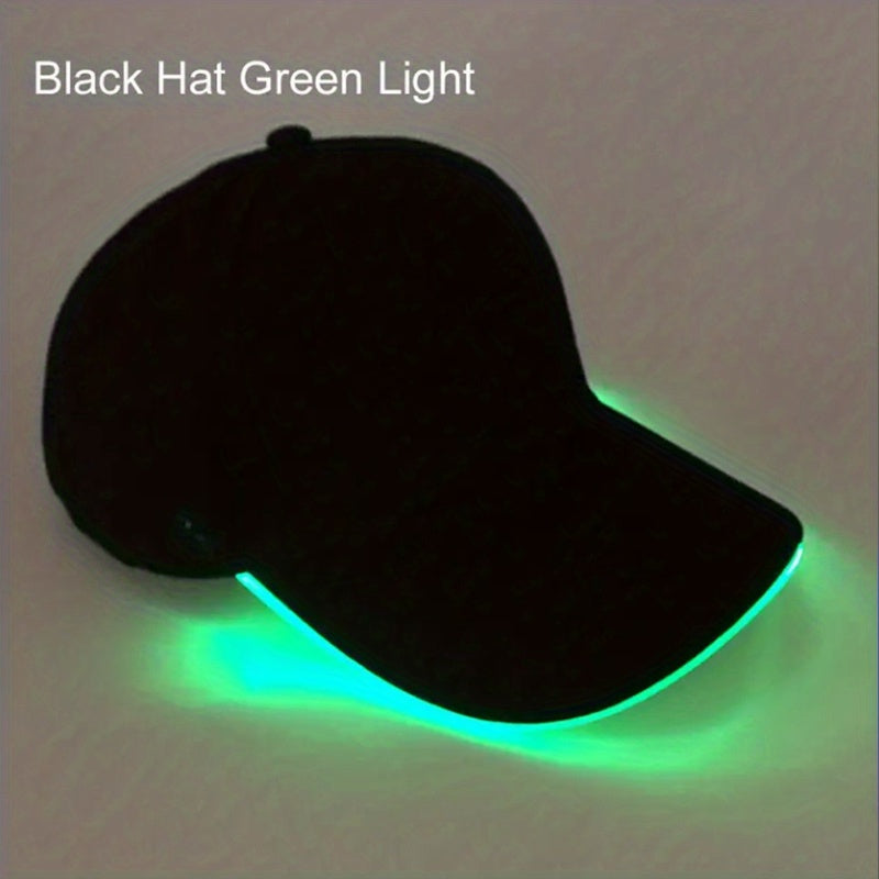1PC Quacky LED Illuminated Duckbill Sunshade Hat - Fashionable Baseball Caps with Outdoor Protection and Decoration - Ideal Gift for Bar, Party, and Holiday Celebrations