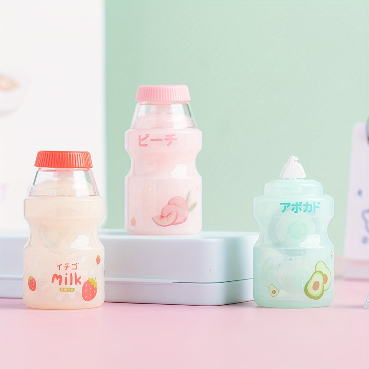 6m Cute Correction Tape For Students, Creative Bottle Correction Tape, Portable Correction Magnetic Tape