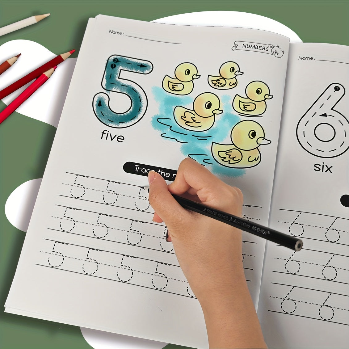 28-page childrens math workbooks for preschoolers