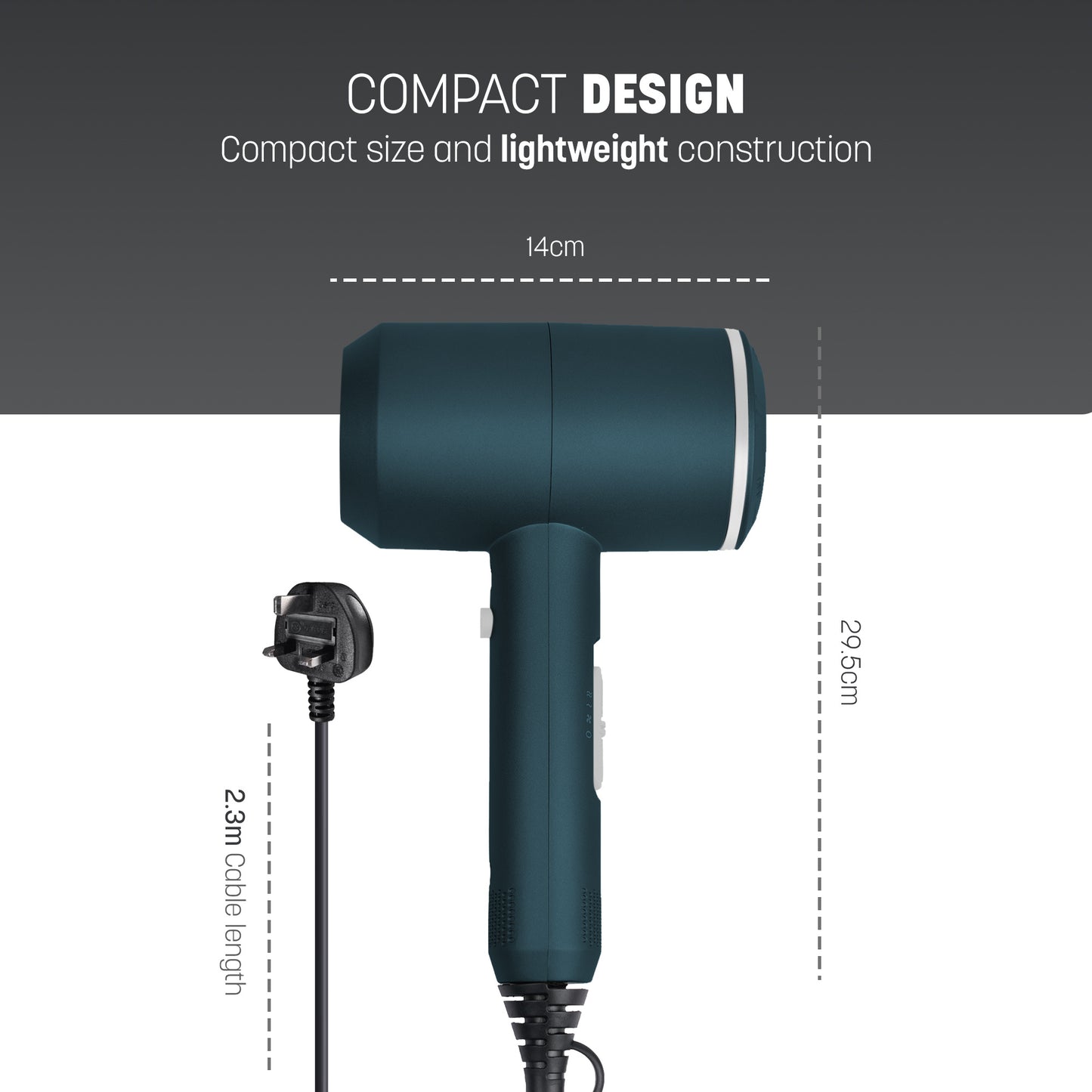 Keplin Ionic Hair Dryer – 1650W Powerful Blow Dryer with Precision Styling.