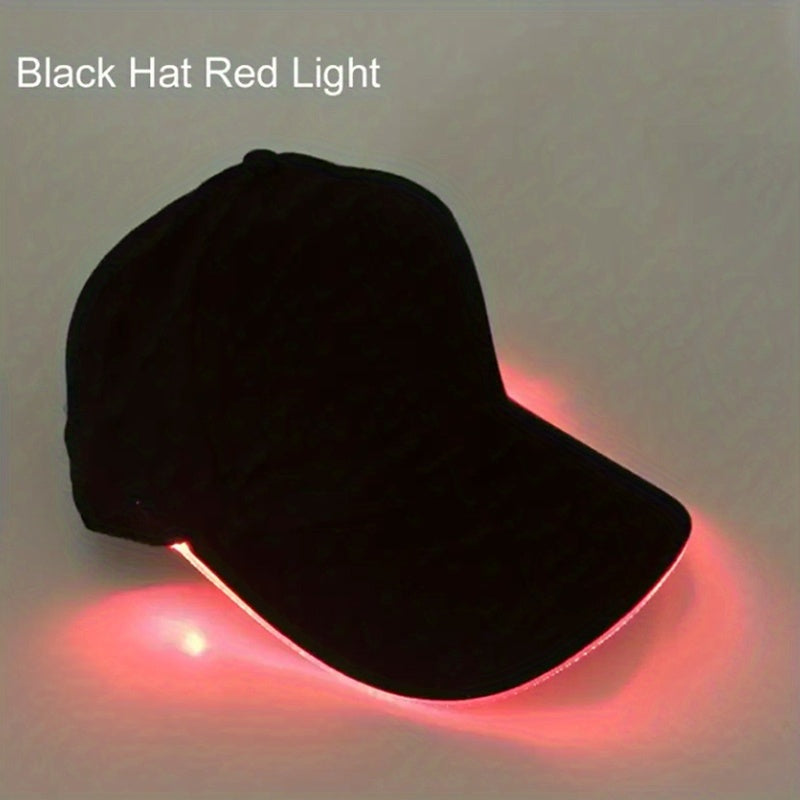 1PC Quacky LED Illuminated Duckbill Sunshade Hat - Fashionable Baseball Caps with Outdoor Protection and Decoration - Ideal Gift for Bar, Party, and Holiday Celebrations