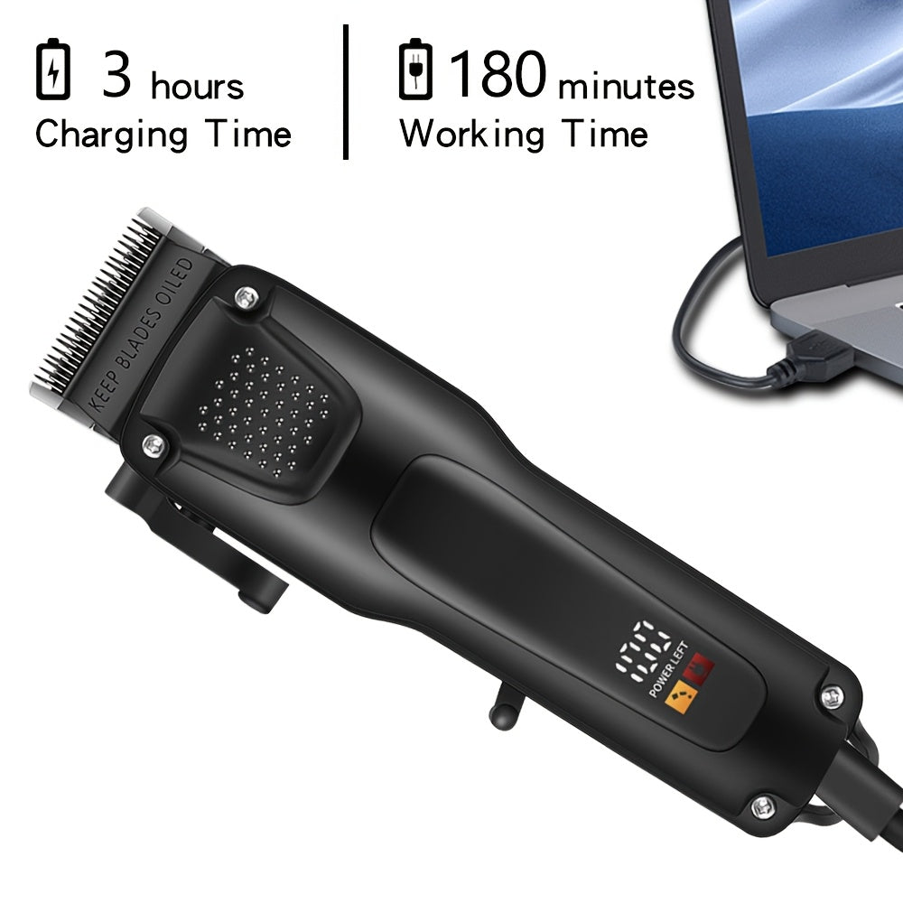Men’s Grooming Kit: Clippers, Trimmer, Beard Styling Set