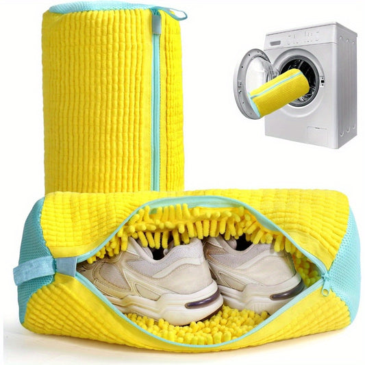 Sturdy Washing Machine Bag for Shoes of Every Kind - Features a Zipper Closure And a Soft,.
