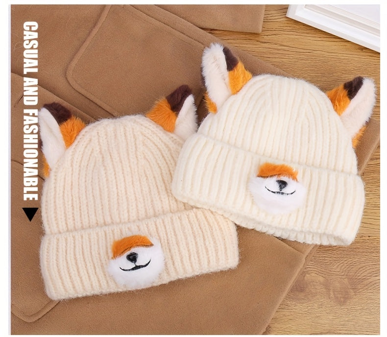 Cute Fox Ears Beanie Hat