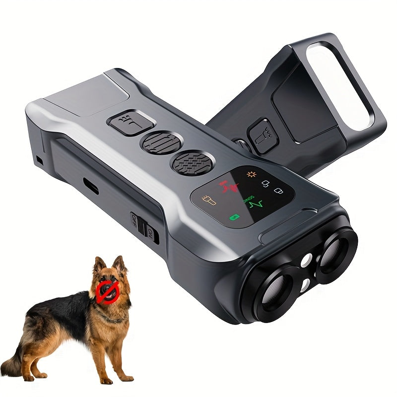 BarkGuard Soundwave technology Bark Control Trainer for Dogs Rechargeable LED Anti-Barking Device Plastic Stop Device