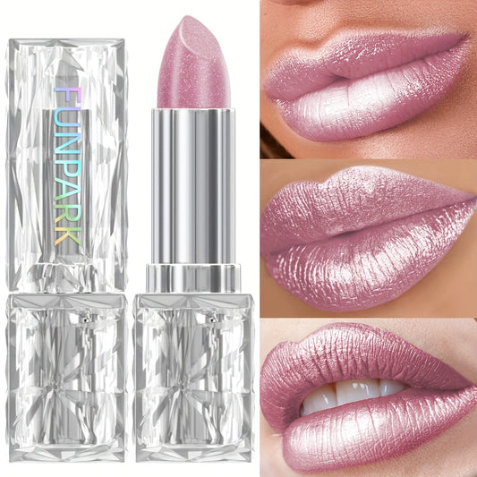Pearlescent, Sparkle, Lipstick for Women, Lightness, Lipstick Waterproof Long, Lipstick 24 Hours .