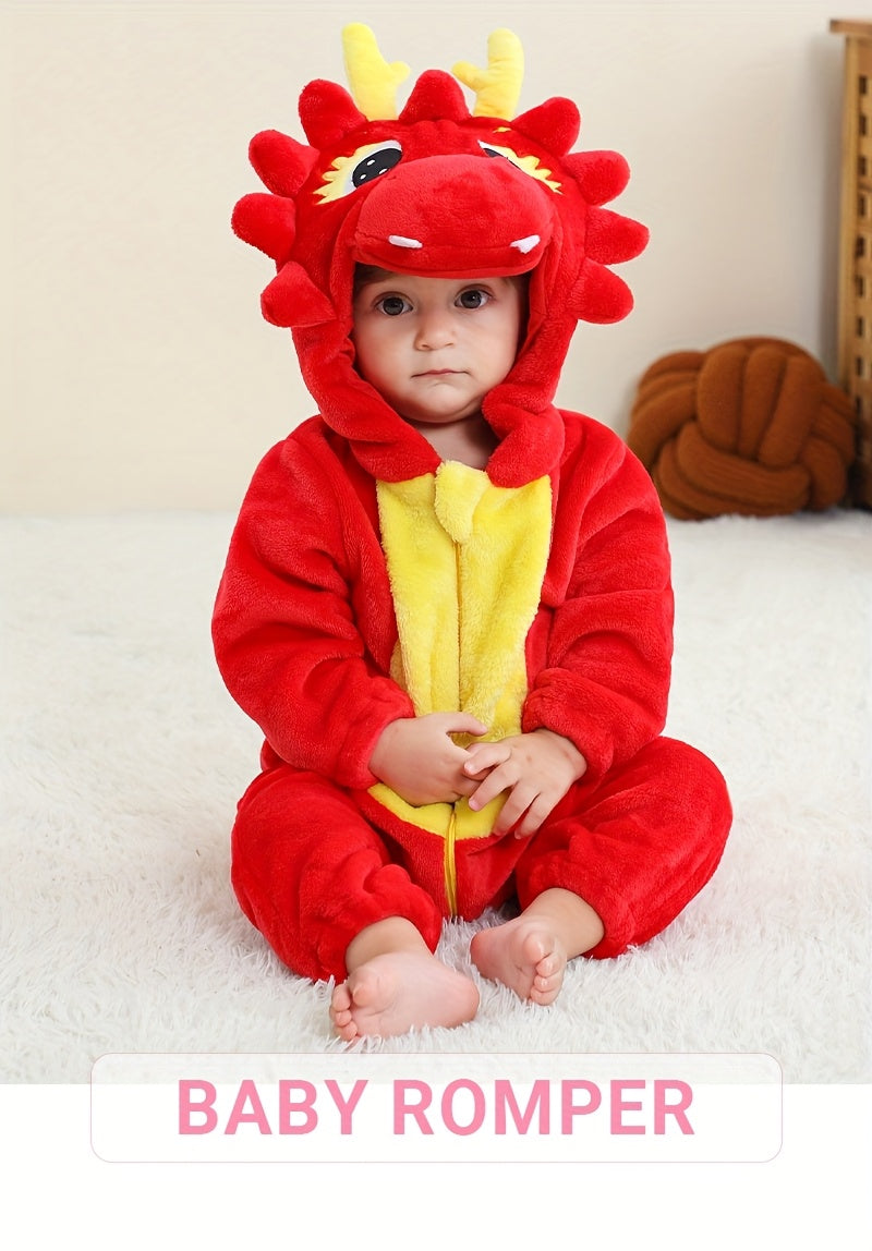Children's Outdoor Cute Hooded Bodysuit