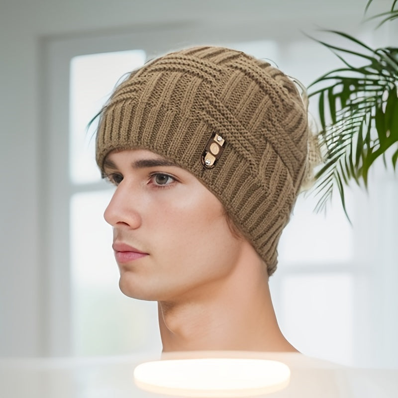 Skullies Beaines Unisex Cable-Knit Beanie Hat