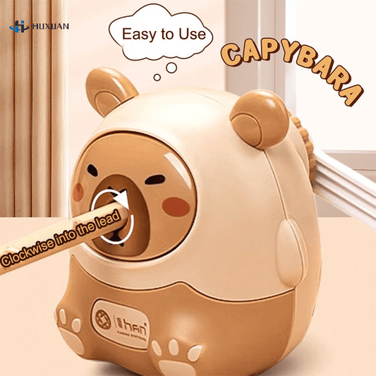 Creative Kawaii Capybara Pencil Sharpener | Stationery Item for School And Office | Measuring 80*80*100Mm, from Korea