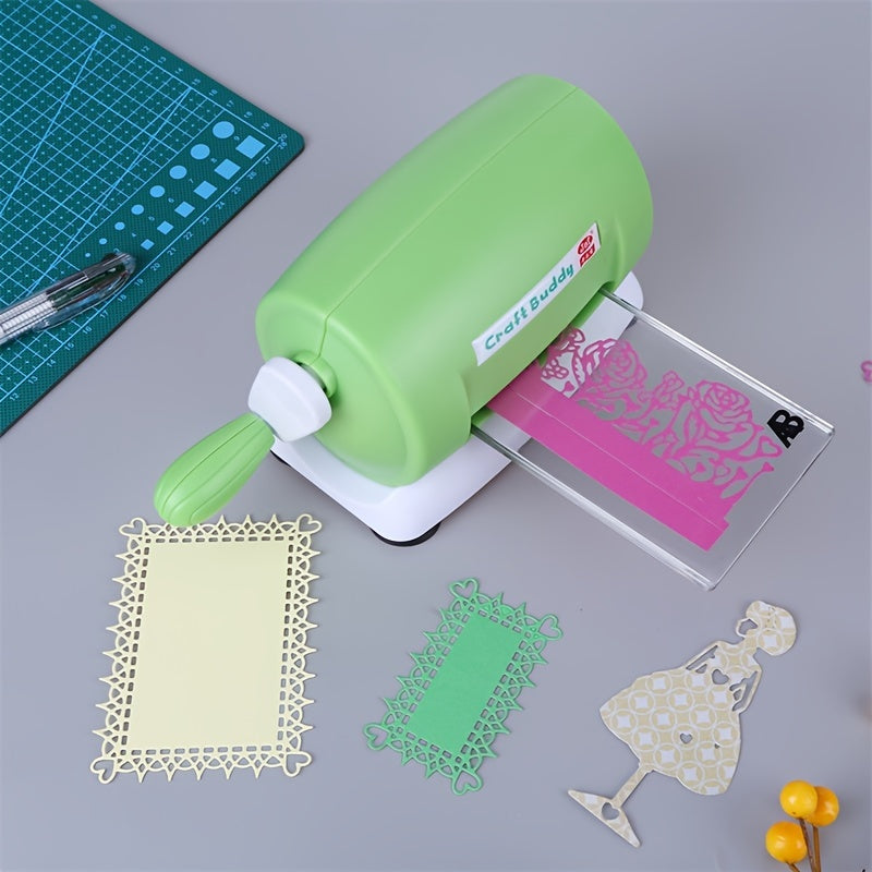 Practical DIY Plastic Paper Cutting Embossing Machine - Creative Craft Buddy Die-Cut Machine for Craft Scrapbooking Album Cutting Tools