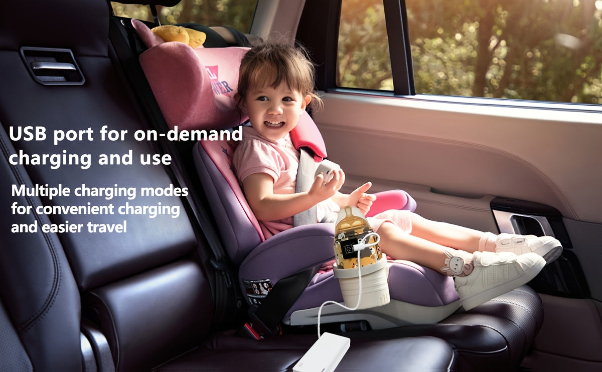 2-in-1 USB Powered Portable Milk Warmer and Insulated Bag