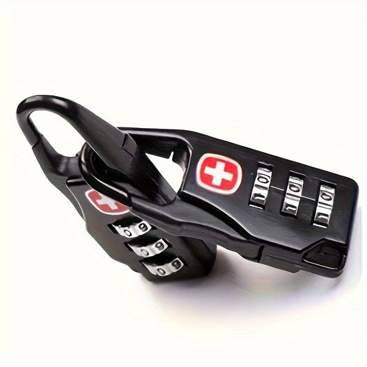 [Anti-Theft Padlock] 1/2/4/6/10pcs Durable Anti-Theft Travel Sentry Approved Mini Padlocks | 3-Digit Password Lock for Luggage, Backpacks, And Suitcases - Universal, Stylish, Easy to Set