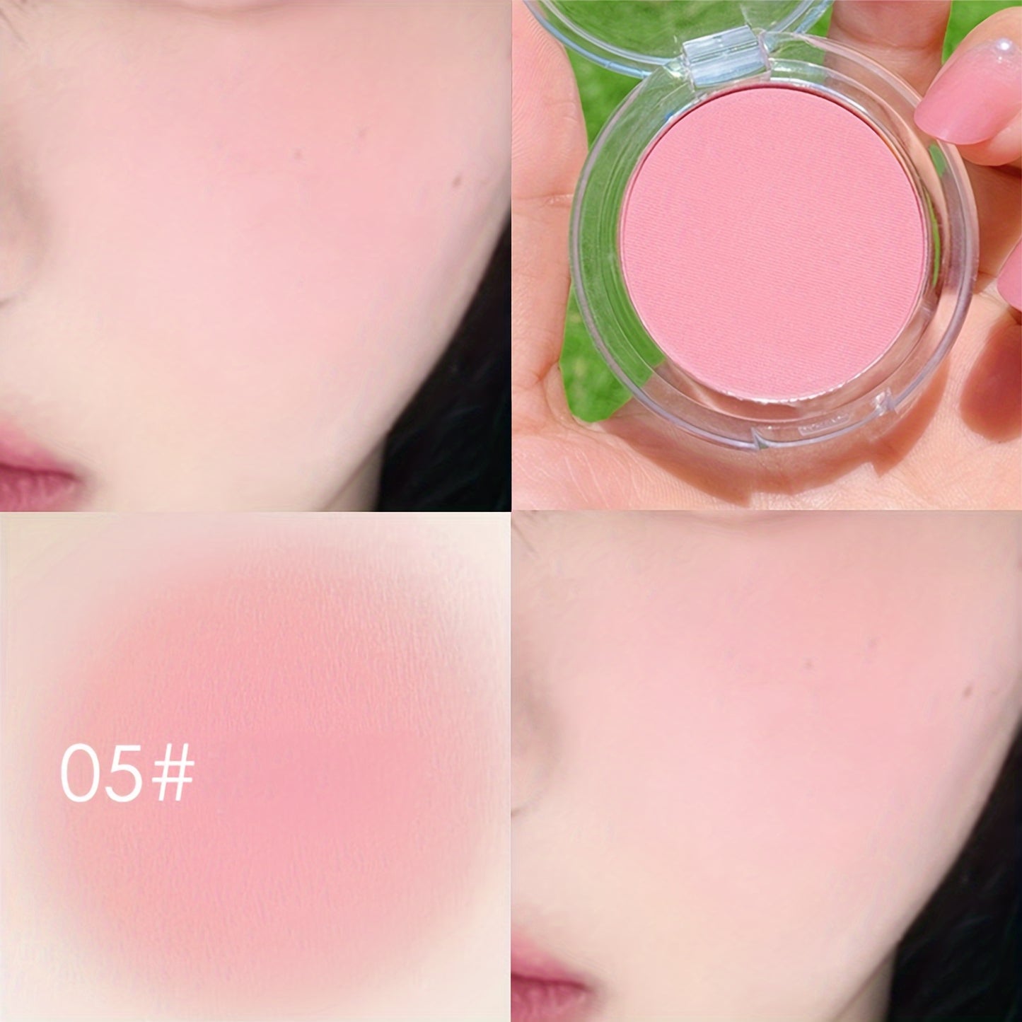 8 Shades Matte Blush Powder - Lightweight, Low Saturation, Buildable Coverage, Water-Resistant - Perfect for Valentine's Day & Birthday Gifts
