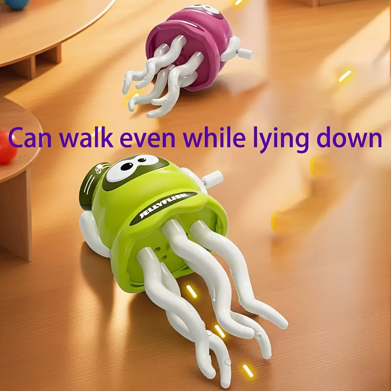 A dancing octopus with a twist mechanism,u