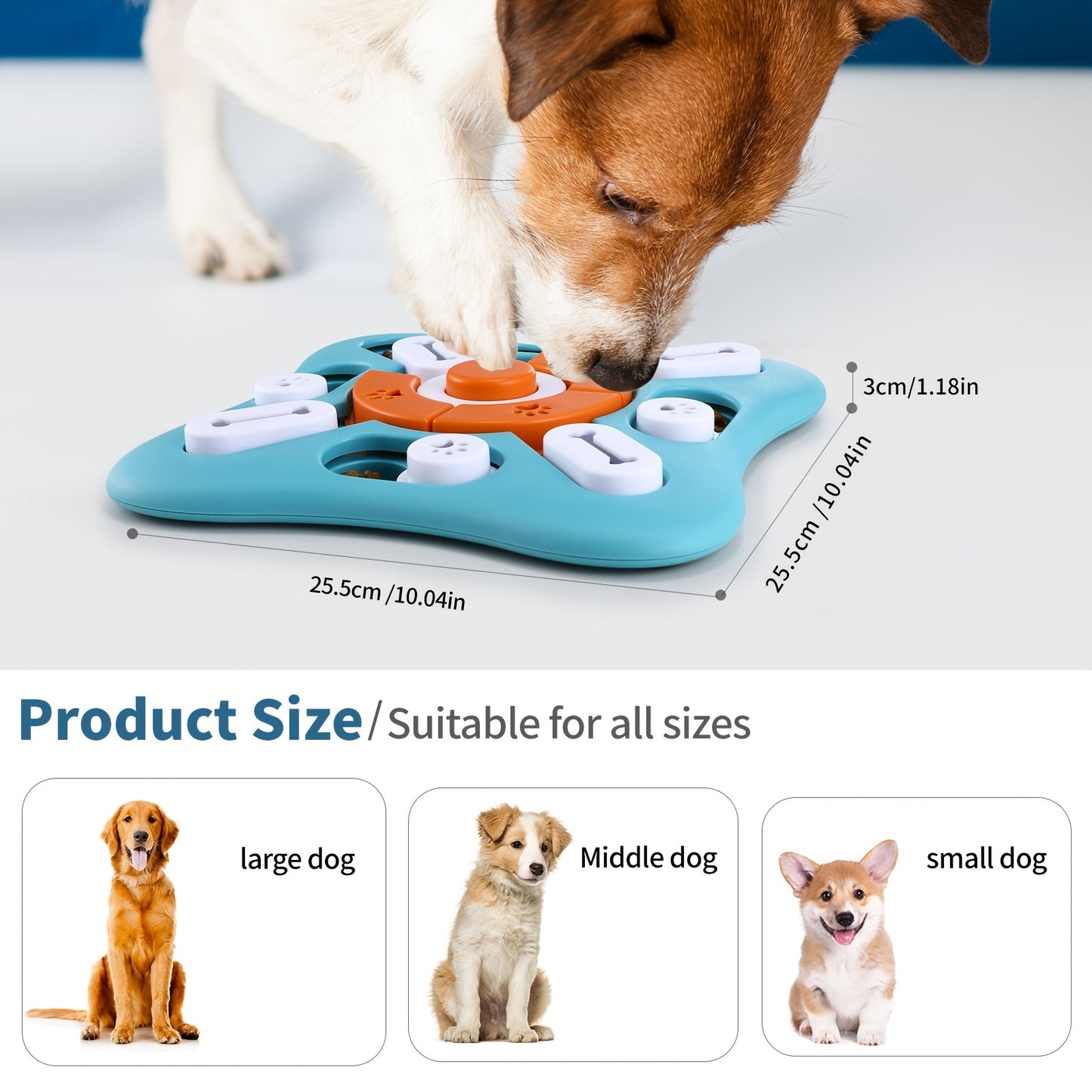 Engaging Dog Puzzle Toy – Treat-Dispensing IQ Booster