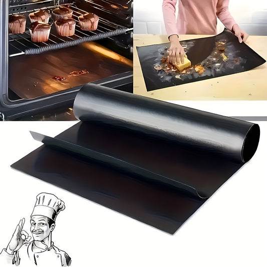 1/2pcs Durable Non-Stick Reusable Baking Mats - Perfect for Electric & Gas Ovens, Toasters, and Grills - Easy to Clean Kitchen Essentials for Outdoor BBQs & Cooking