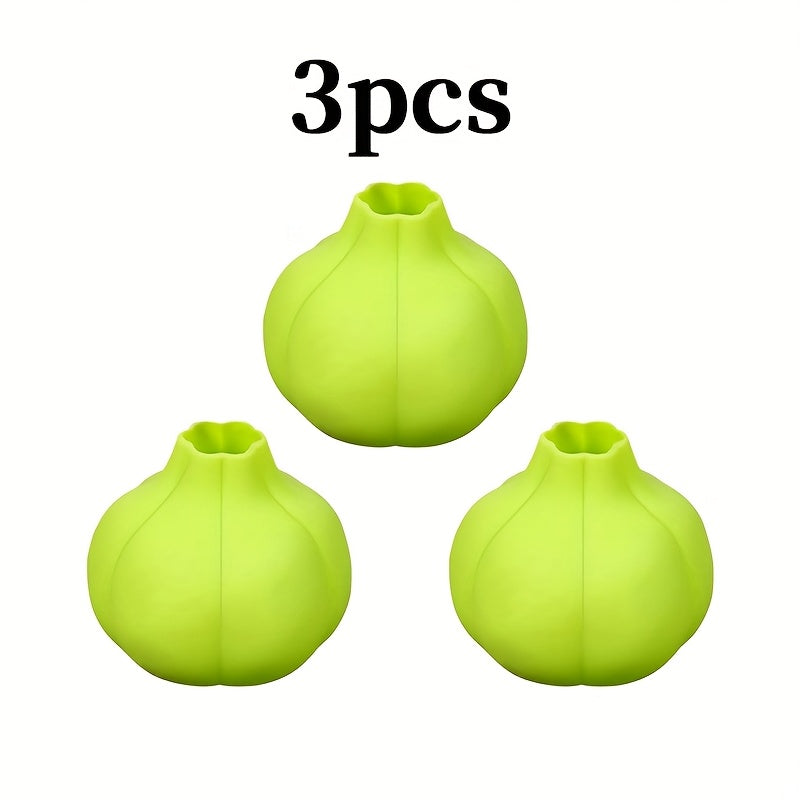 1/3pcs Silicone Garlic Peeler, Suitable for Kitchen Food Garlic Skinning Tool, Easy Convenient Quick Peel and Easy-to-Clean Kitchen Gadget