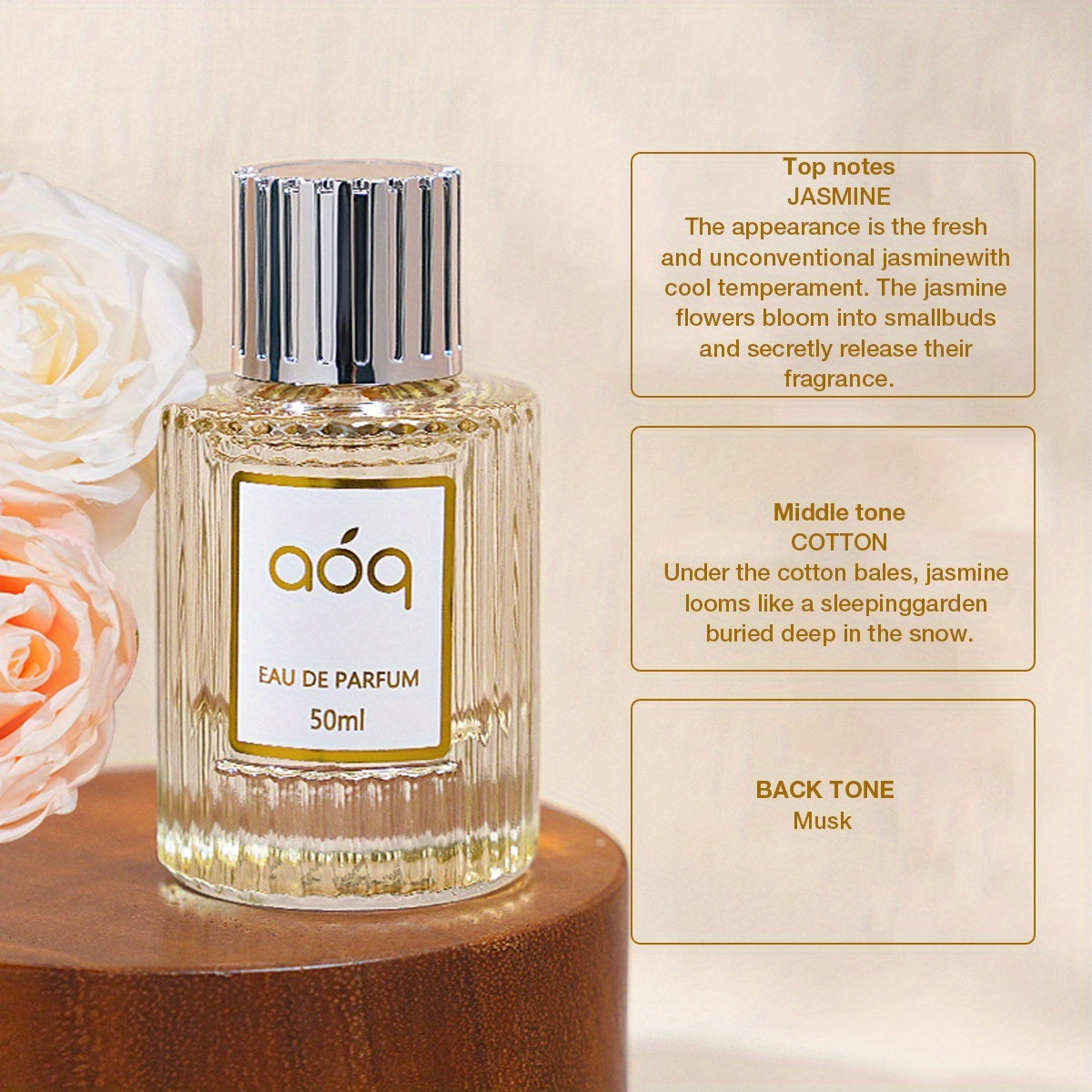aoq Paris Night Perfume Gift Box 3 Bottle And 1 Bottles Women's Perfume Sexy Vanilla Sweet Body Spray.