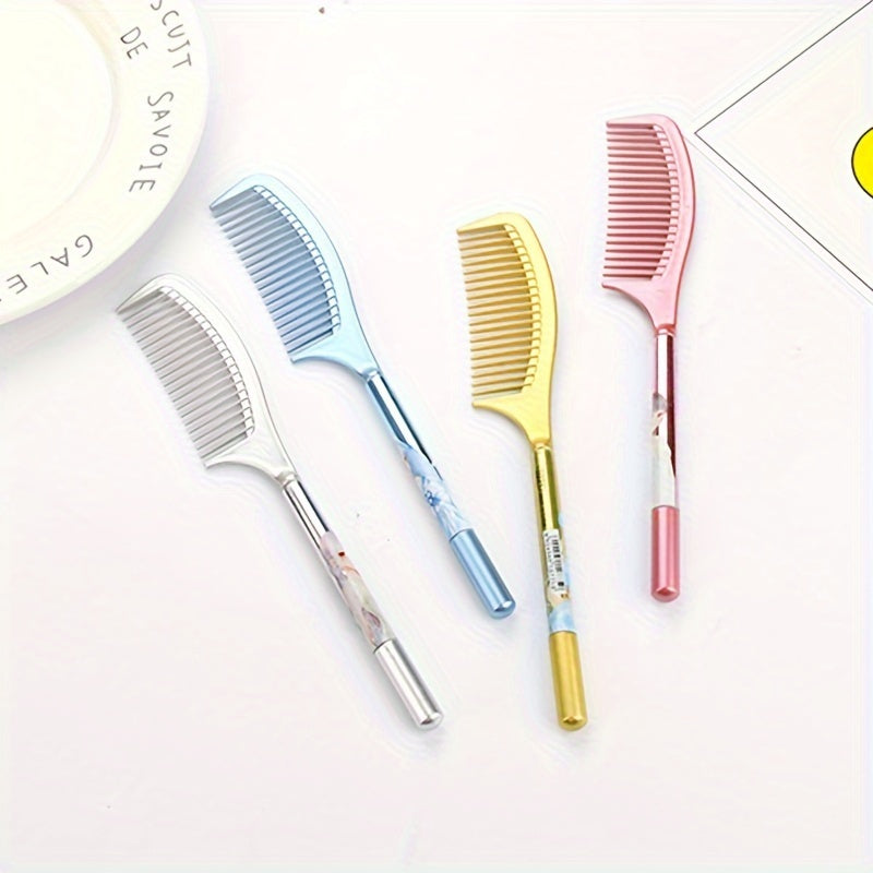 1pc, Random 1pc Creative Comb Shaped Gel Pen