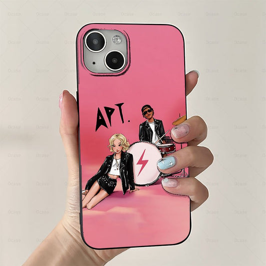 Creative APT. Pattern UV Printing Soft Phone Case 360 Degree Full Protection Phone Cover for iPhone 16 11 12 13 14 Pro Max 15 XR X/ XS 7 8 Plus SE Mini