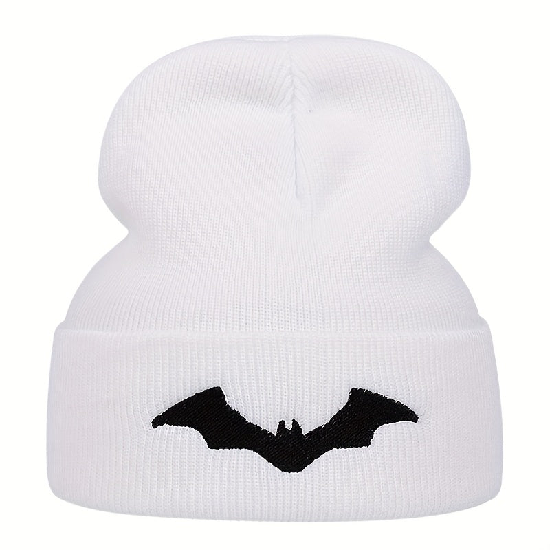 Warner Bros Batman & Superman Officially Licensed Embroidered Knit Hats - Black with Iconic Batman Logo & Superman Emblem, Winter Warmth for Comic Conventions, Outdoor Sports & Casual Attire - Unisex Adult & Youth Sizes (Offi