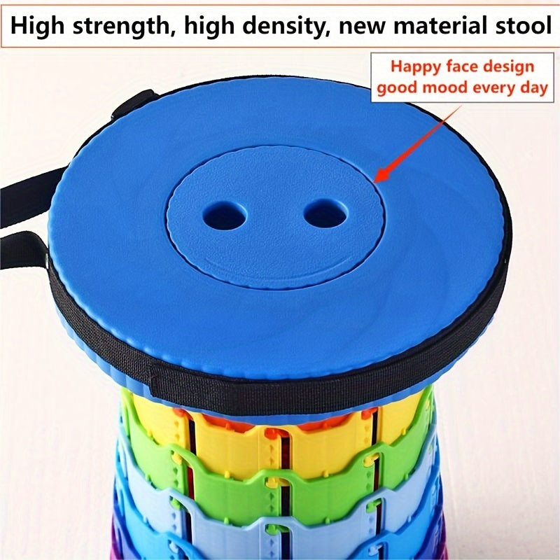 1pc Ultra-Lightweight Portable Folding Stool - Durable & Easy-to-Carry for Camping, Hiking, Fishing Adventures - Perfect Outdoor seating Solution