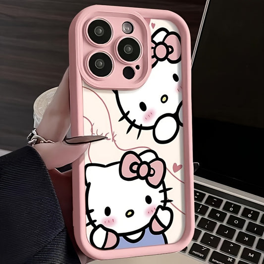 Sanrio Has Authorized Hello Kitty Cartoon Phone Cases Compatible with Iphone 16/15/14/13/12/11/XS/XR/X/78 Plus Pro Max TPU Cases.