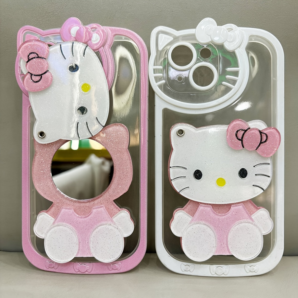 Sanrio Cartoon Phone Case - Mirror Finish, Soft TPU Shell, Cartoon Design, Compatible with iPhone 15/14/13/12/11/XS/XR/X Plus Pro Max Mini - Authorized, Trendy, Fashionable, and Creative All-Inclusive Accessory