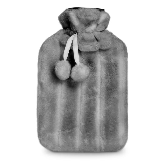 Cosy Hot Water Bottle with Plush Cover