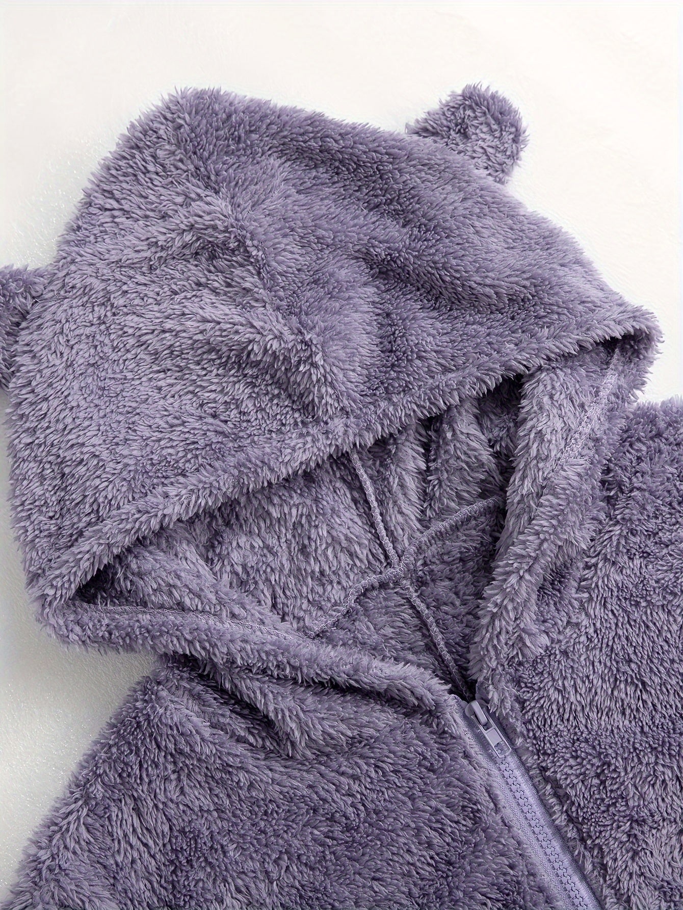 Women's Plush Fleece Pajama Jumpsuit - Hooded, Zip-Up, Easy-Care,