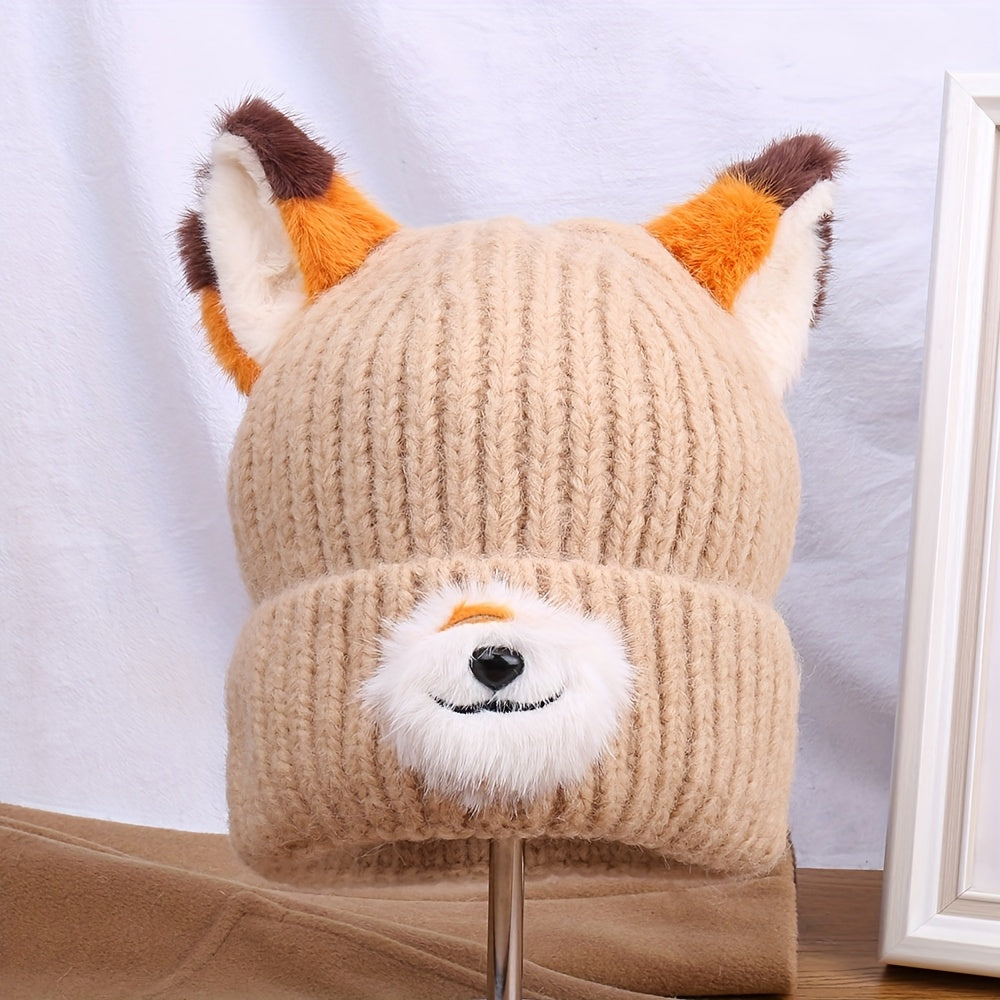 Cute Fox Ears Beanie Hat