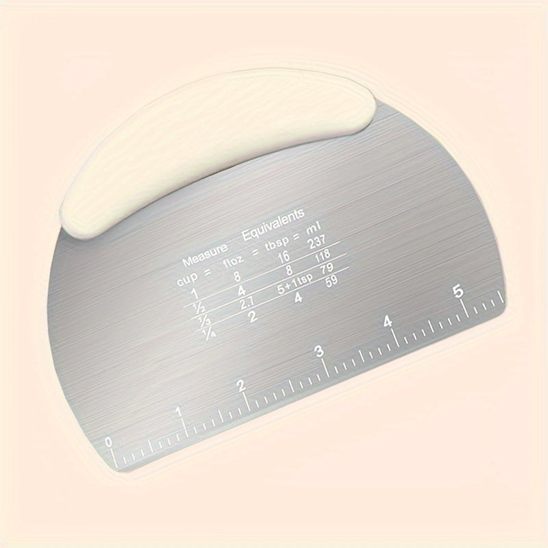 Stainless Steel Pastry Scraper – Multipurpose Baking Tool